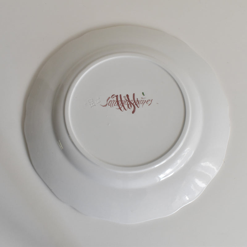 Antique Plate: U&C Sarreguemines Montmorency A