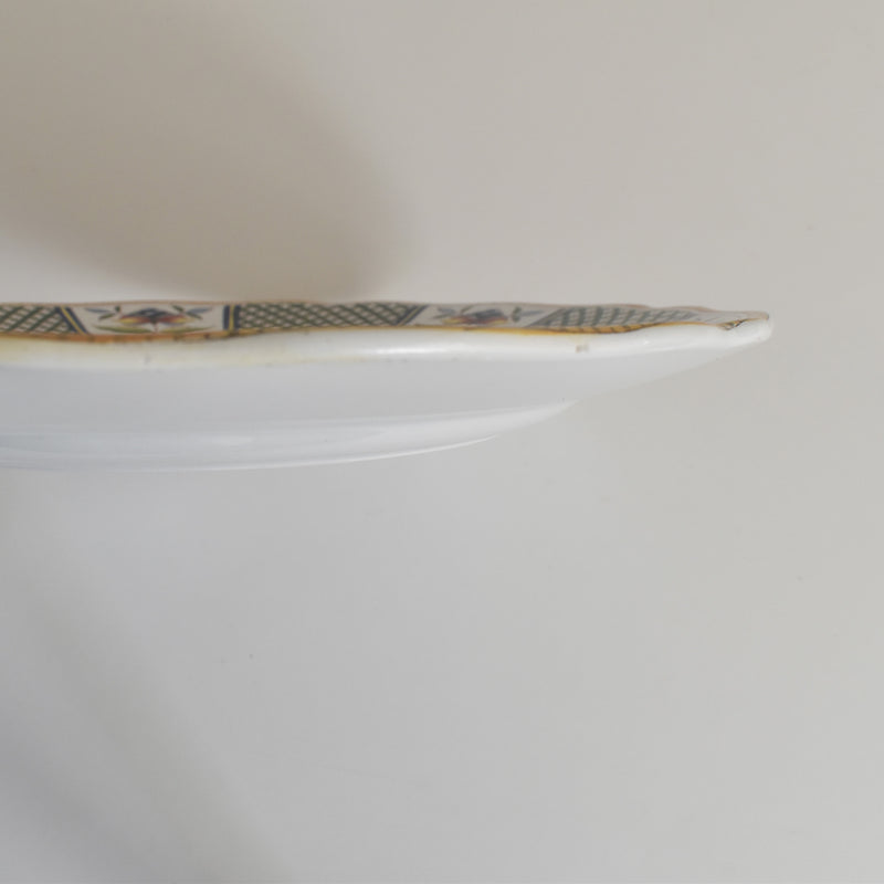 Antique Plate: U&C Sarreguemines Montmorency A