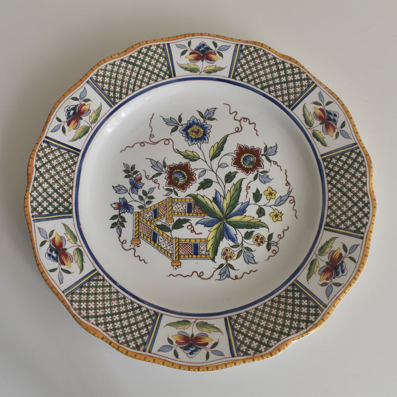 アンティークプレート U&Cサルグミンヌ Montmorency（モンモランシー） B