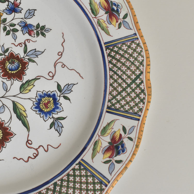 アンティークプレート U&Cサルグミンヌ Montmorency（モンモランシー） B