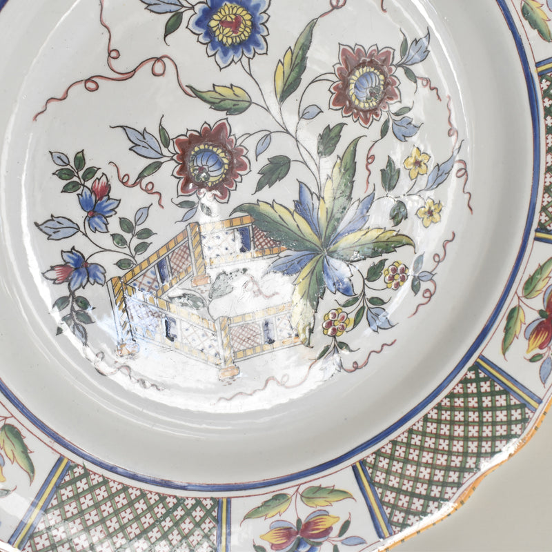 アンティークプレート U&Cサルグミンヌ Montmorency（モンモランシー） B