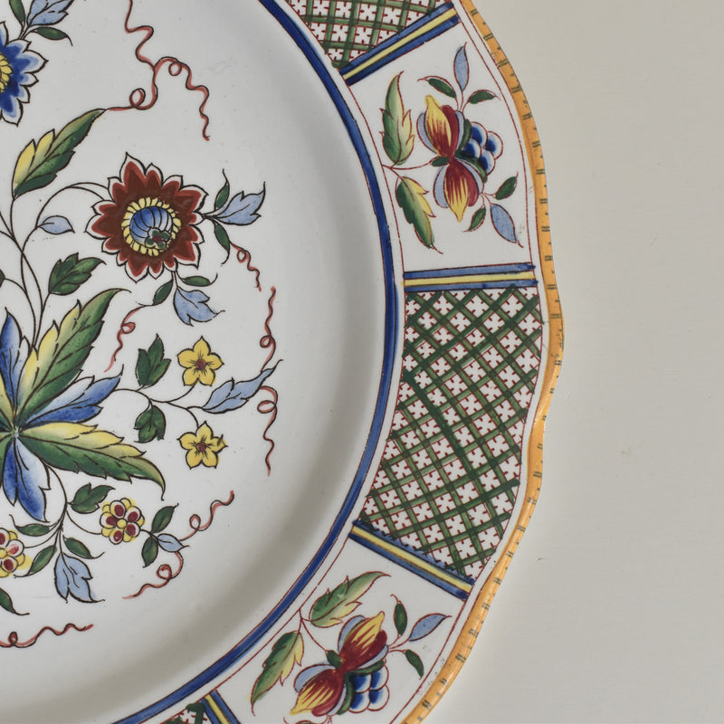 アンティークプレート U&Cサルグミンヌ Montmorency（モンモランシー） B