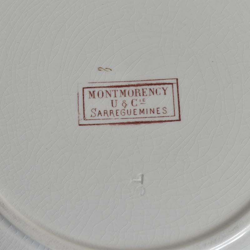 アンティークプレート U&Cサルグミンヌ Montmorency（モンモランシー） C