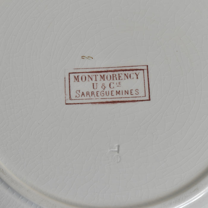 アンティークプレート U&Cサルグミンヌ Montmorency（モンモランシー） C