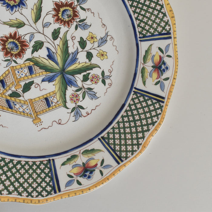 アンティークプレート U&Cサルグミンヌ Montmorency（モンモランシー） D