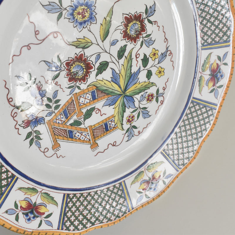 アンティークプレート U&Cサルグミンヌ Montmorency（モンモランシー） E