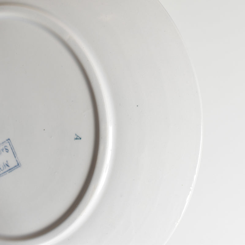 Antique Plate, U&C Sarreguemines, Mozart (C)