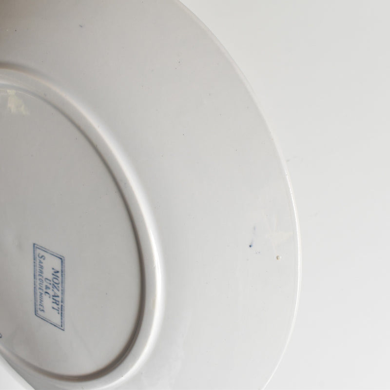 Antique Plate, U&C Sarreguemines, Mozart (D)