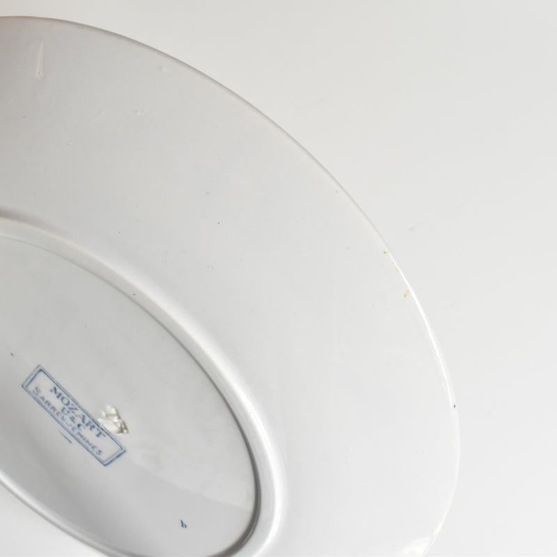 Antique Plate, U&C Sarreguemines, Mozart (Mozart) E