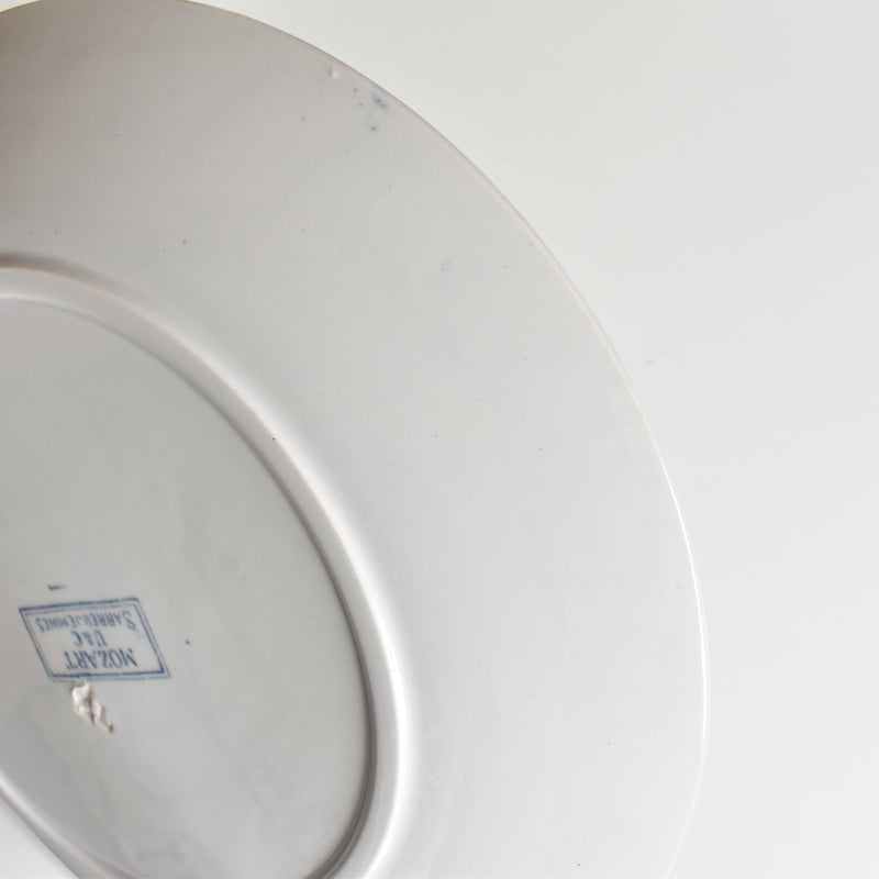 Antique Plate, U&C Sarreguemines, Mozart (Mozart) E