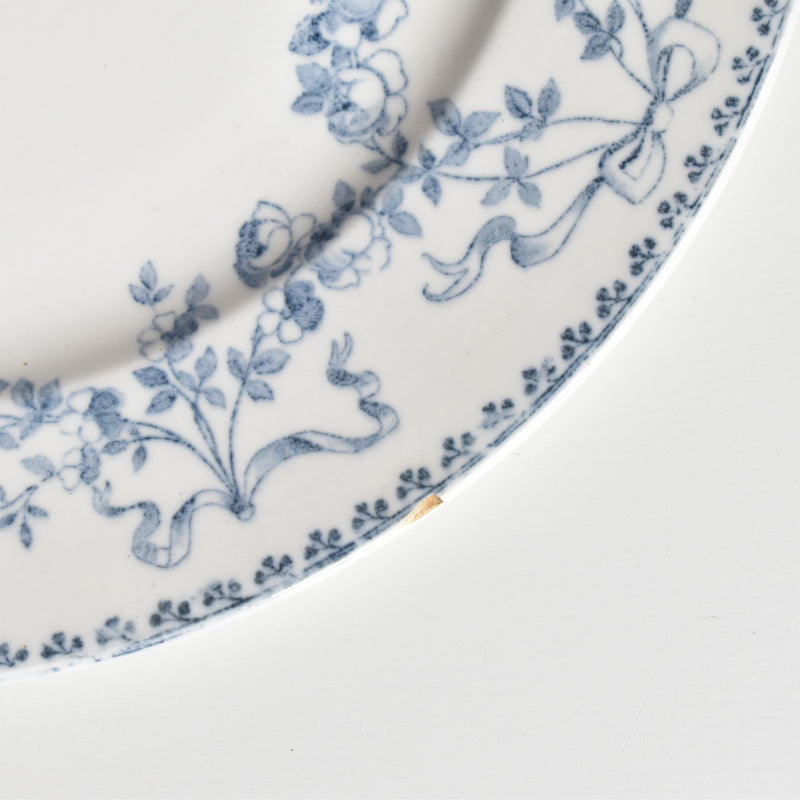 Antique Plate: U&C Sarreguemines "Mozart" F