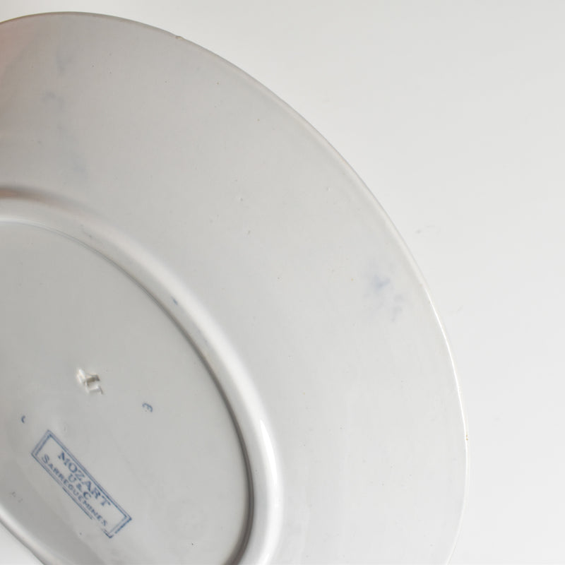 Antique Plate: U&C Sarreguemines "Mozart" F