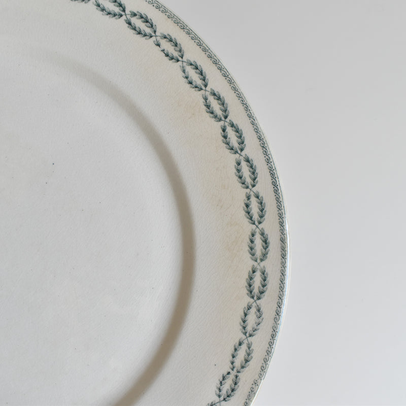 Antique Plate U&C Sarreguemines Nobilis A