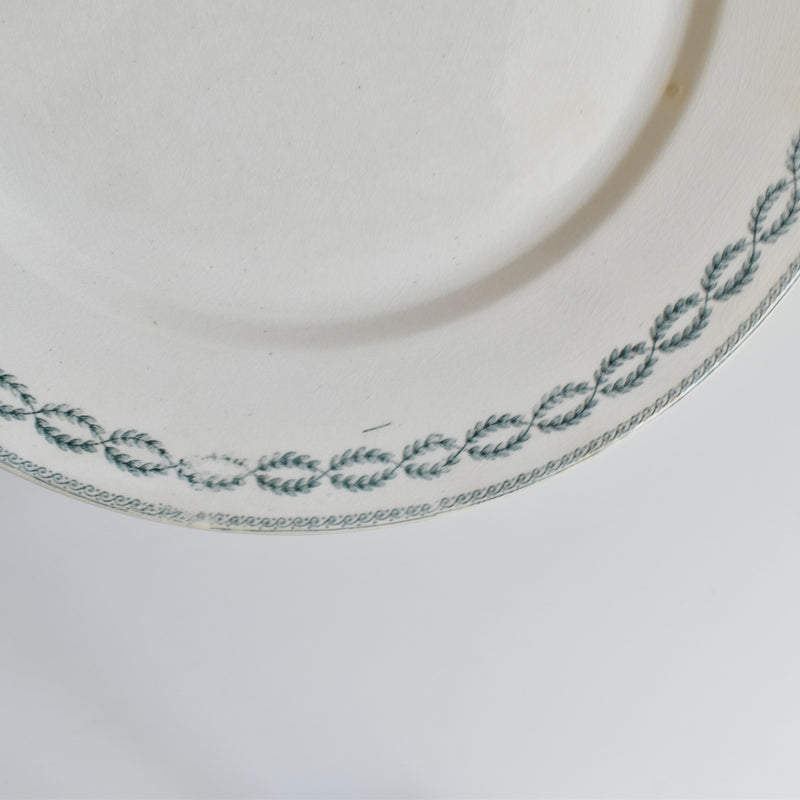 Antique Plate U&C Sarreguemines Nobilis A