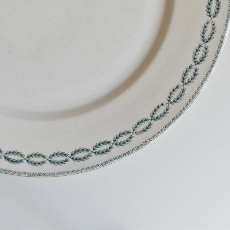 Antique Plate U&C Sarreguemines Nobilis A