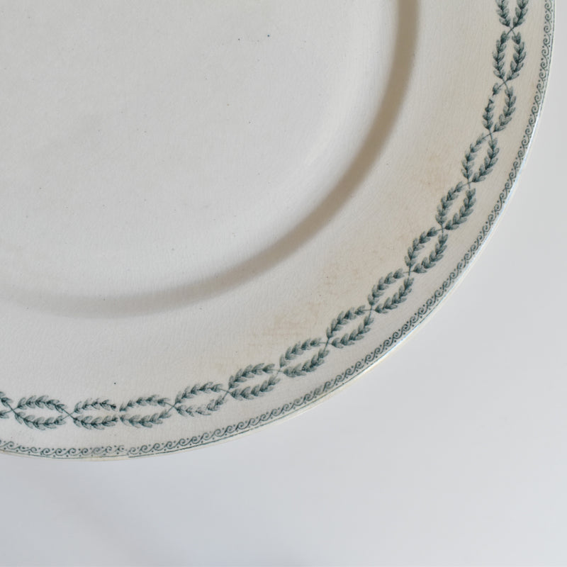 Antique Plate U&C Sarreguemines Nobilis A