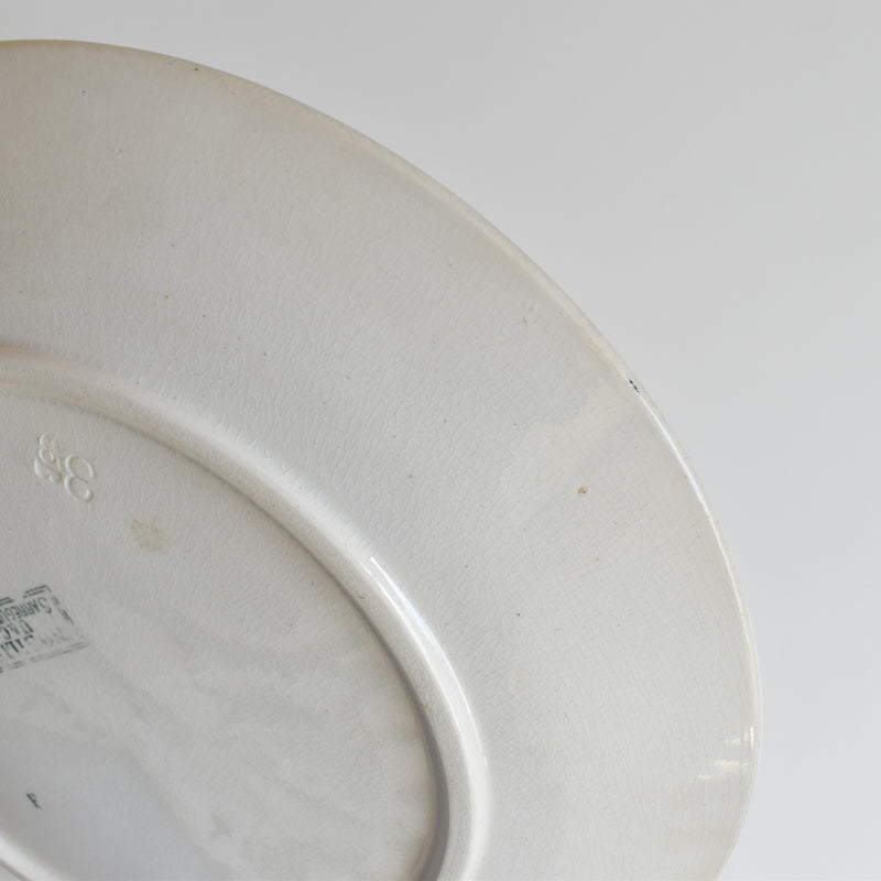 Antique Plate U&C Sarreguemines Nobilis A