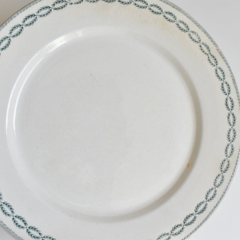 Antique Plate U&C Sarreguemines Nobilis A