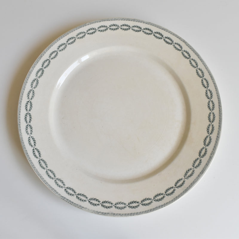 Antique Plate U&C Sarreguemines Nobilis B