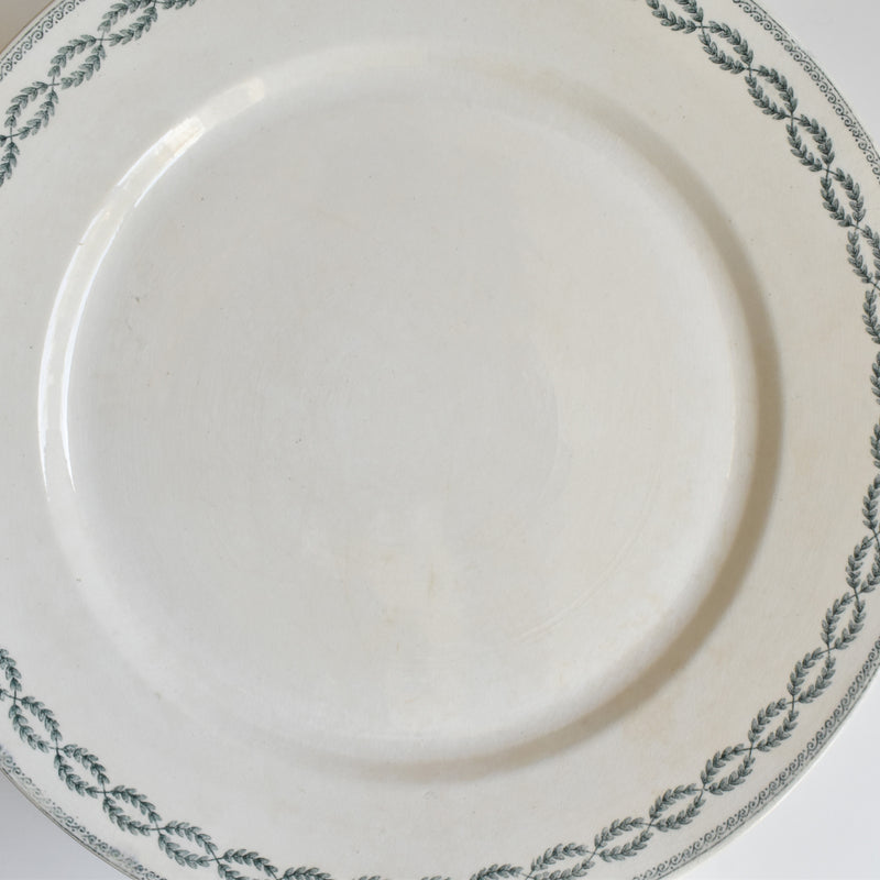 Antique Plate U&C Sarreguemines Nobilis B