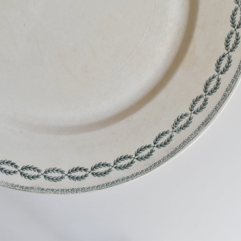 Antique Plate U&C Sarreguemines Nobilis B