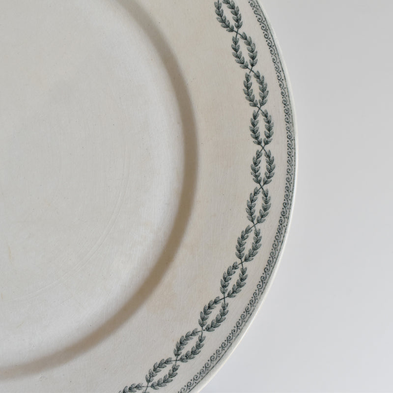 Antique Plate U&C Sarreguemines Nobilis B