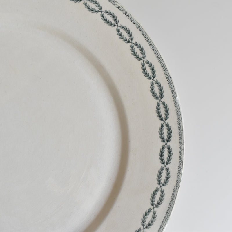 Antique Plate U&C Sarreguemines Nobilis B