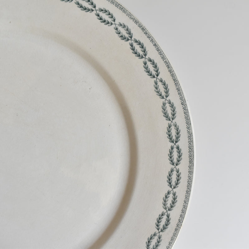 Antique Plate U&C Sarreguemines Nobilis B