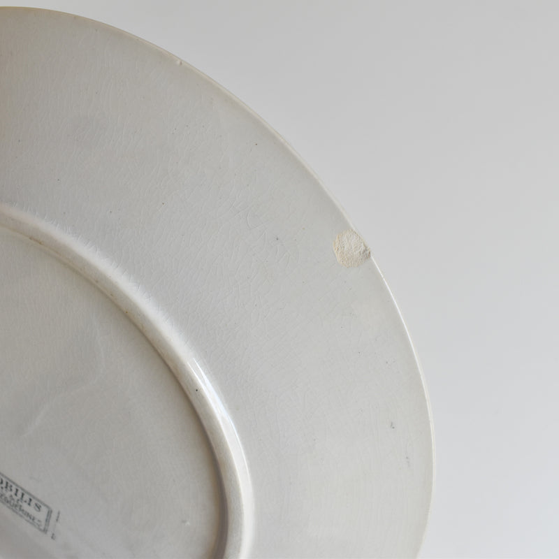 Antique Plate U&C Sarreguemines Nobilis B
