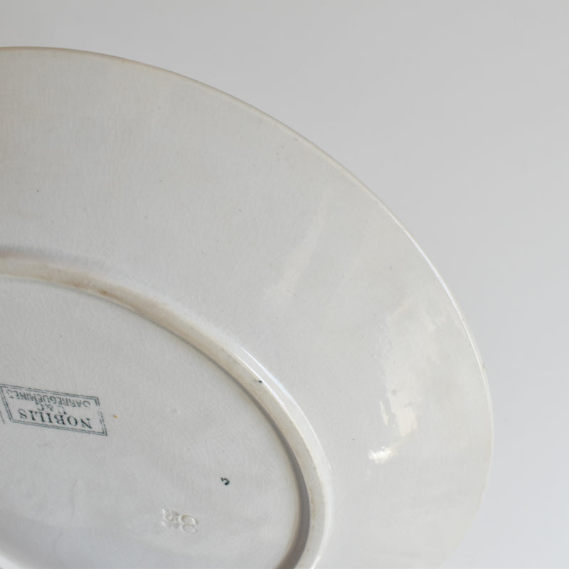Antique Plate U&C Sarreguemines Nobilis B