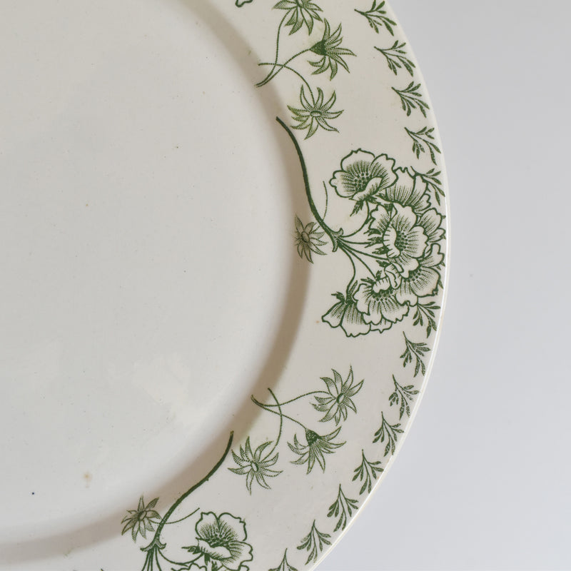 Antique Plate - U&C Sarreguemines Palmyre C