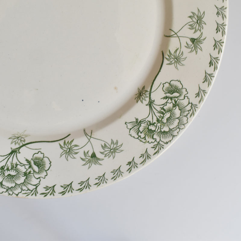 Antique Plate - U&C Sarreguemines Palmyre C