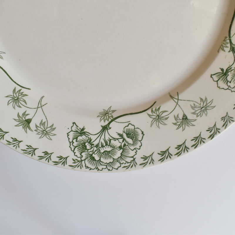 Antique Plate - U&C Sarreguemines Palmyre C