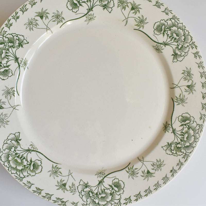 Antique Plate - U&C Sarreguemines Palmyre C