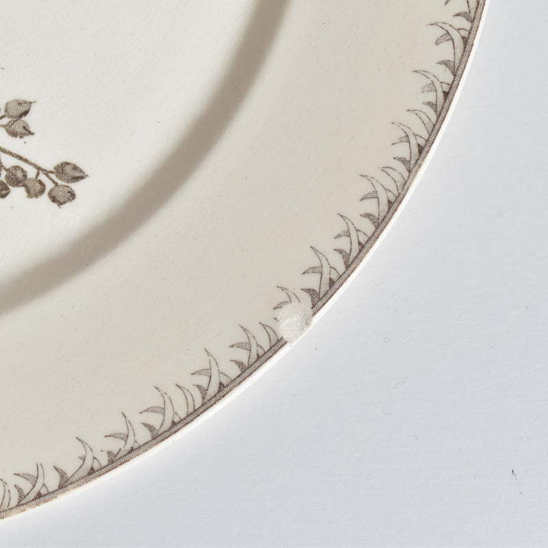 Antique plate Sarreguemines Printemps B