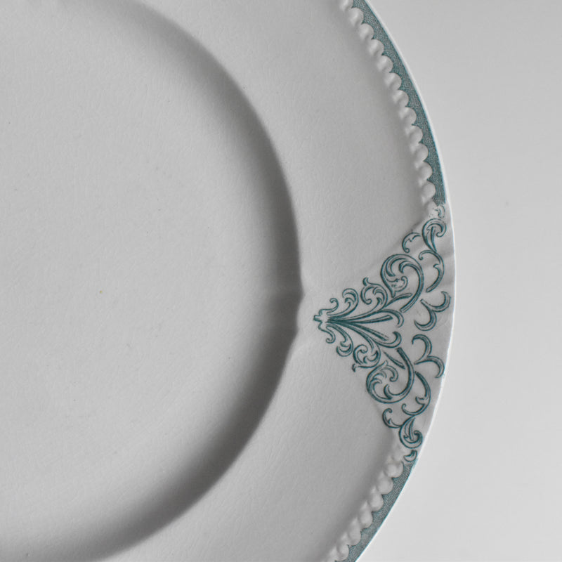 Antique Plate U&C Sarreguemines Provence D