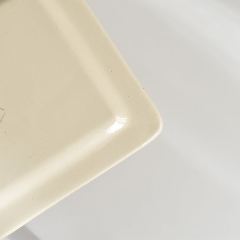 Vintage Square Plate Digoin & Sarreguemines Calvados