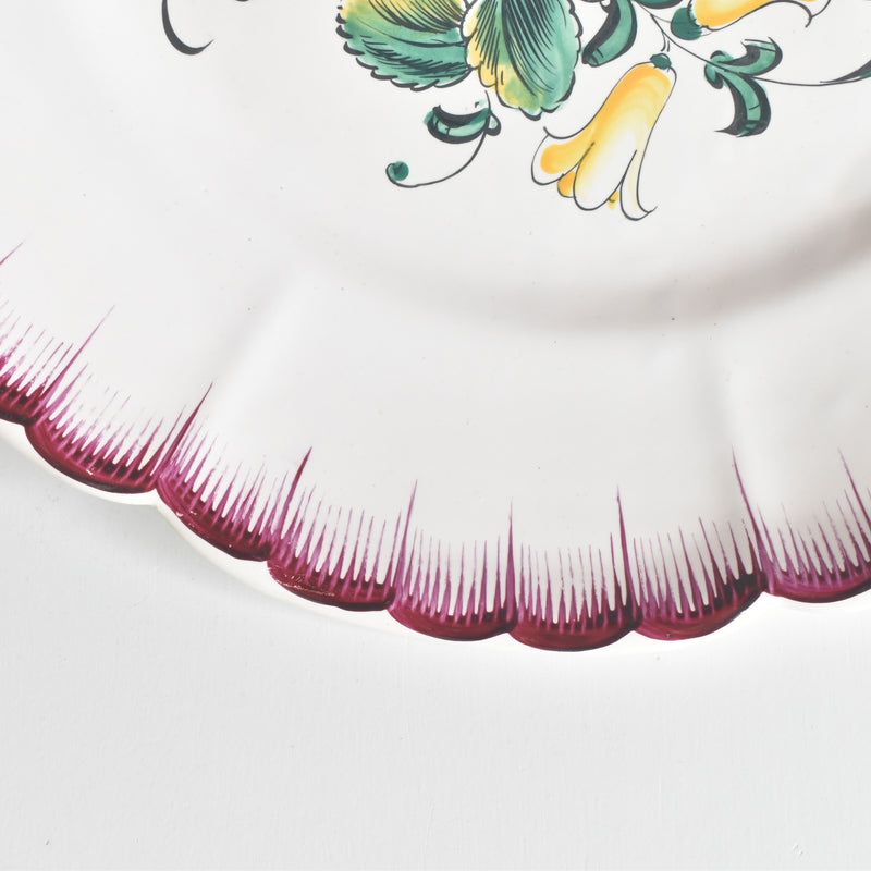 Antique Plate, Henri Chaumeix Vieux Strasbourg