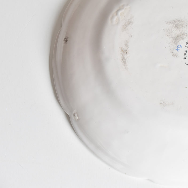 Antique Plate, Henri Chaumeix Vieux Strasbourg