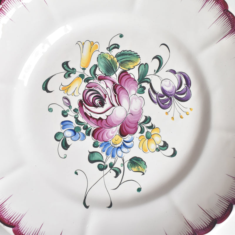 Antique Plate, Henri Chaumeix Vieux Strasbourg