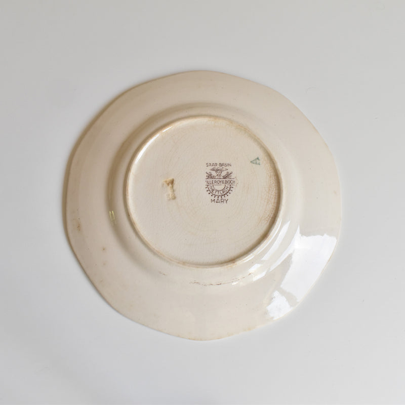 Vintage Dessert Plate Villeroy & Boch Mary
