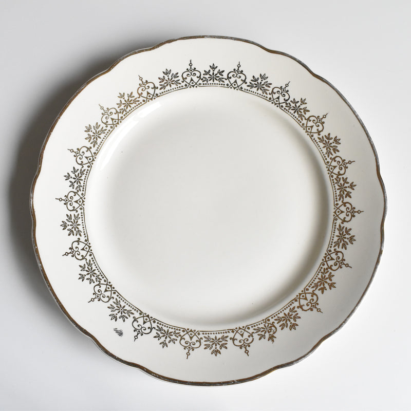 Vintage Plate Villeroy & Boch 7206 Gold A