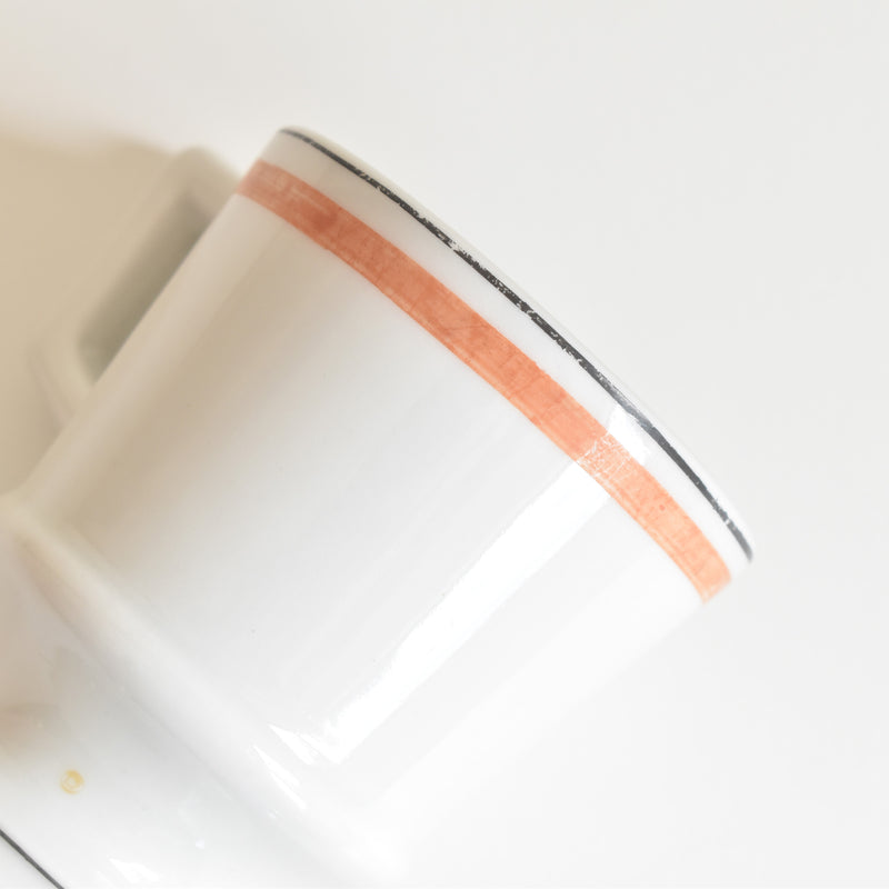 Vintage Cup Brûlot Porcelaine d'Auteuil Bistrot A