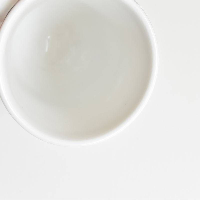 Vintage Cup Brûlot Porcelaine d'Auteuil Bistrot A