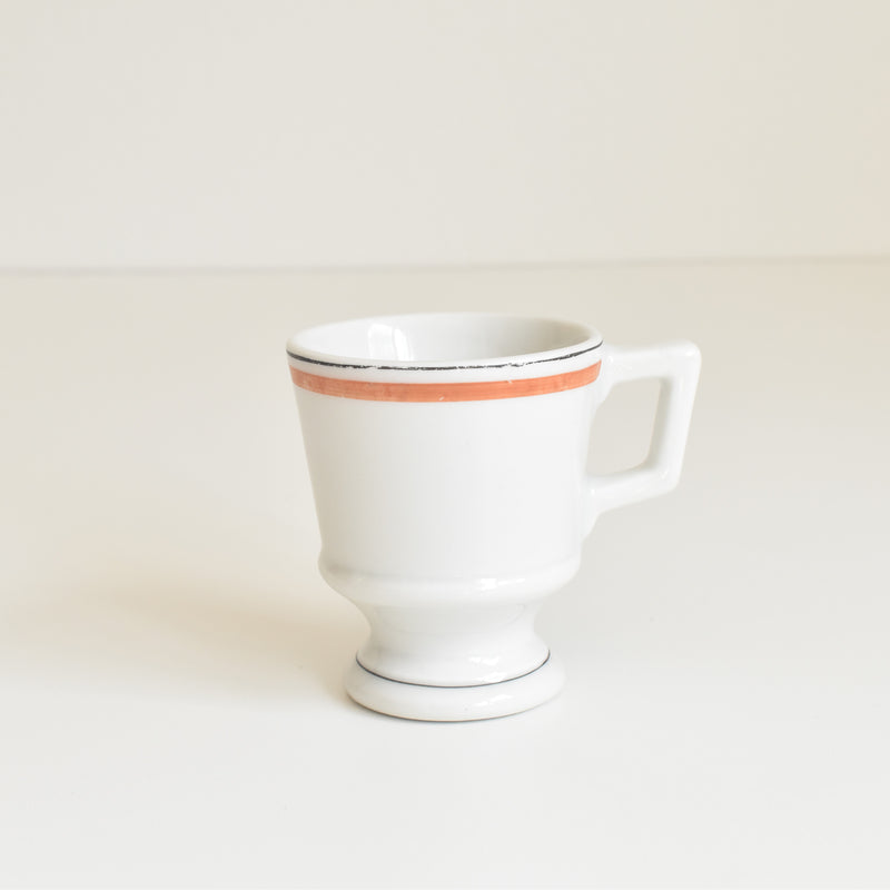 Vintage Cup Brûlot Porcelaine d'Auteuil Bistrot A