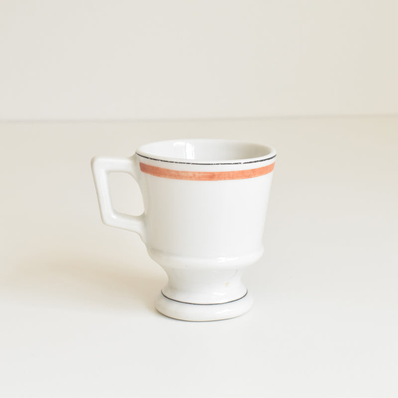 Vintage Cup Brûlot Porcelaine d'Auteuil Bistrot A