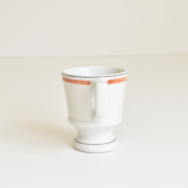Vintage Cup Brûlot Porcelaine d'Auteuil Bistrot A