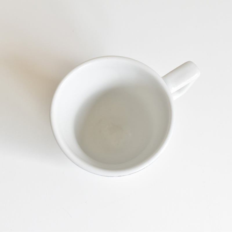 Vintage Cup Brûlot Porcelaine d'Auteuil Bistrot A