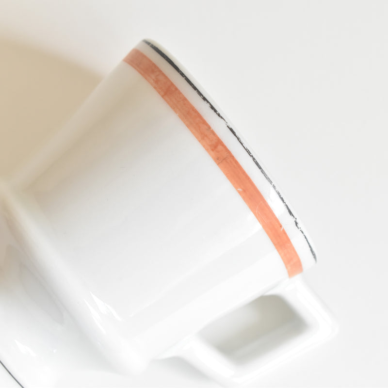 Vintage Cup Brûlot Porcelaine d'Auteuil Bistrot A