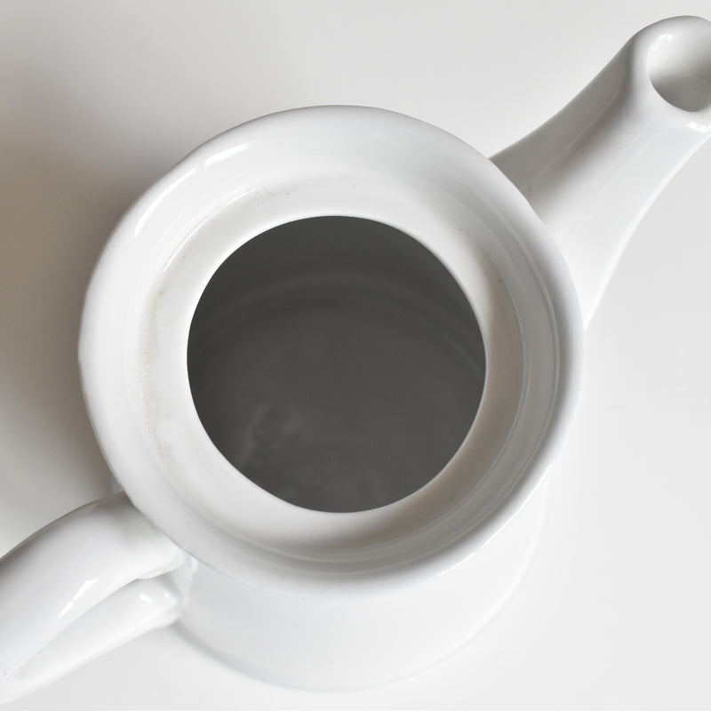 Vintage Coffee Pot, Porcelaine d'Auteuil, Bistrot